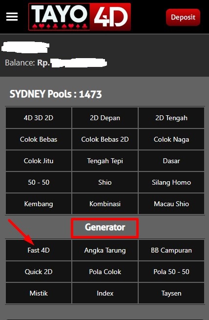 Fungsi & Cara Menggunakan Generator Fast 4D Ditogel