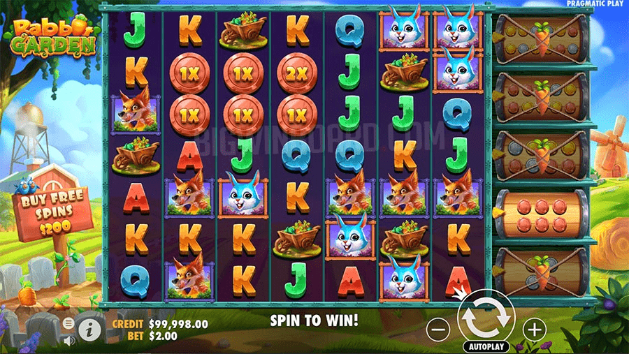 SLOT GAME RABBIT GARDEN