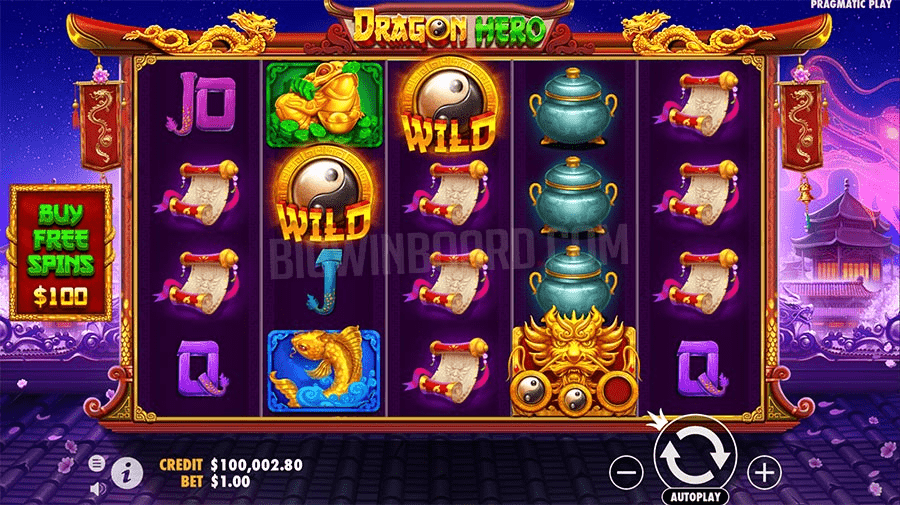 SLOT GAME PRAGMATIC PLAY DRAGON HERO