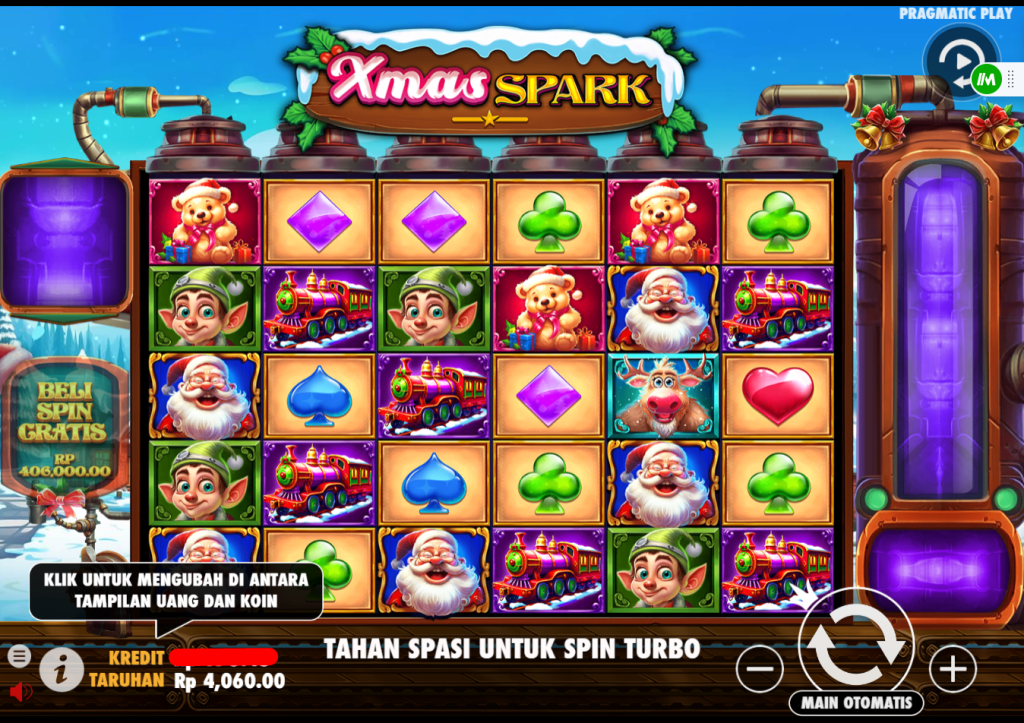 slot game xmas spark