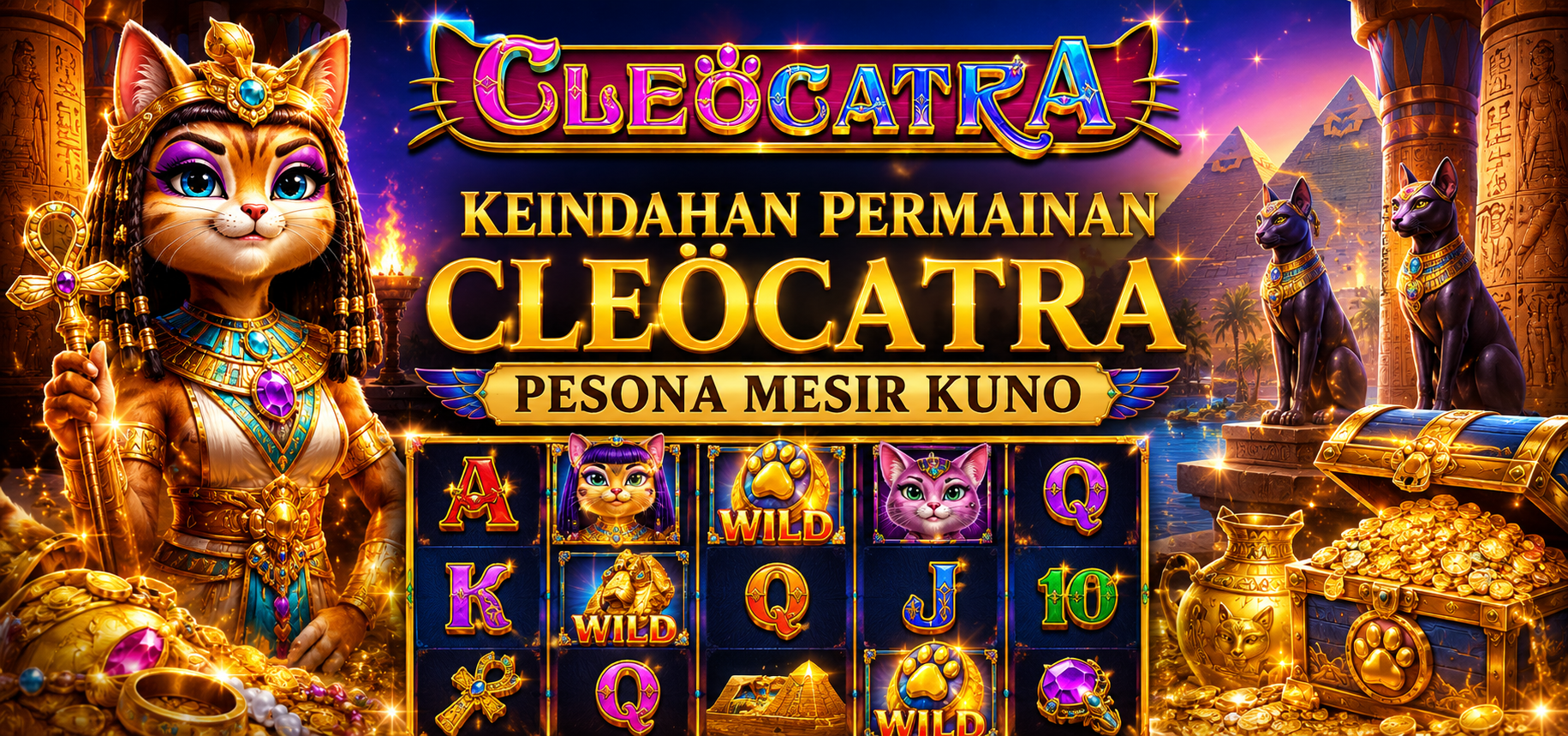 Keindahan Permainan Cleocatra : Pesona Mesir Kuno