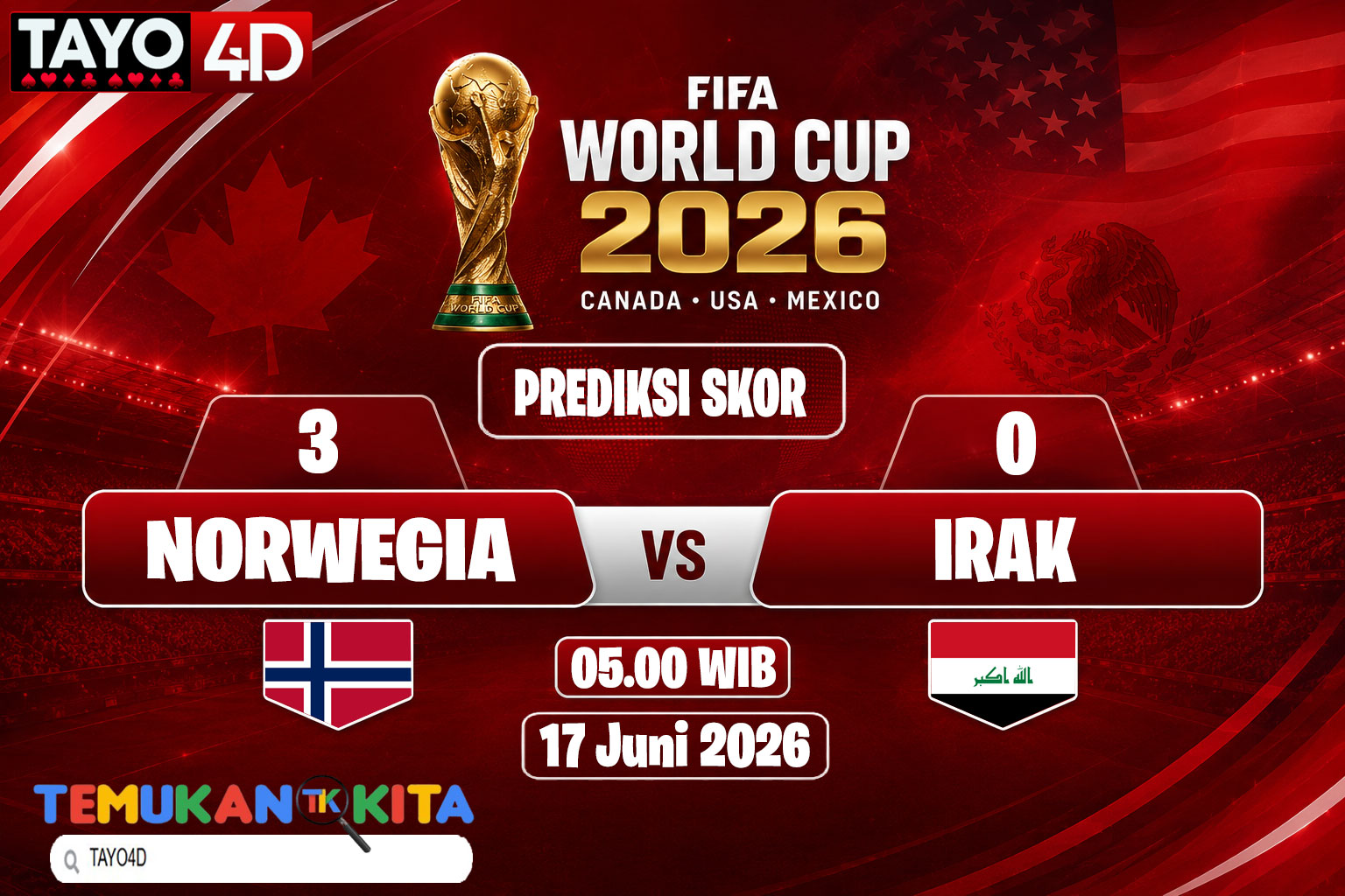Norwegia Diyakini Menang Mudah 3 – 0 atas Irak, Berikut Analisis Lengkapnya