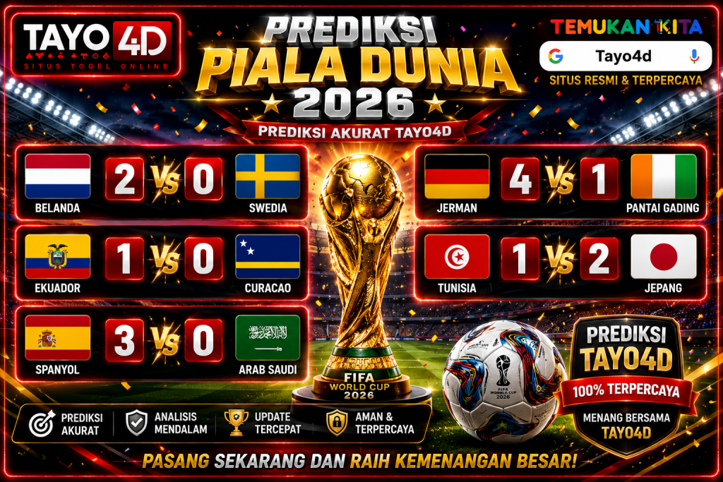 21 Juni 2026 Prediksi Piala Dunia TAYO4D