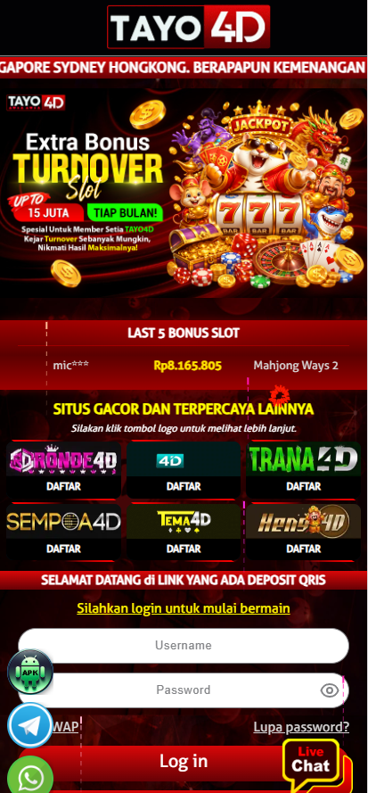 TAYO4D Situs Permainan Online